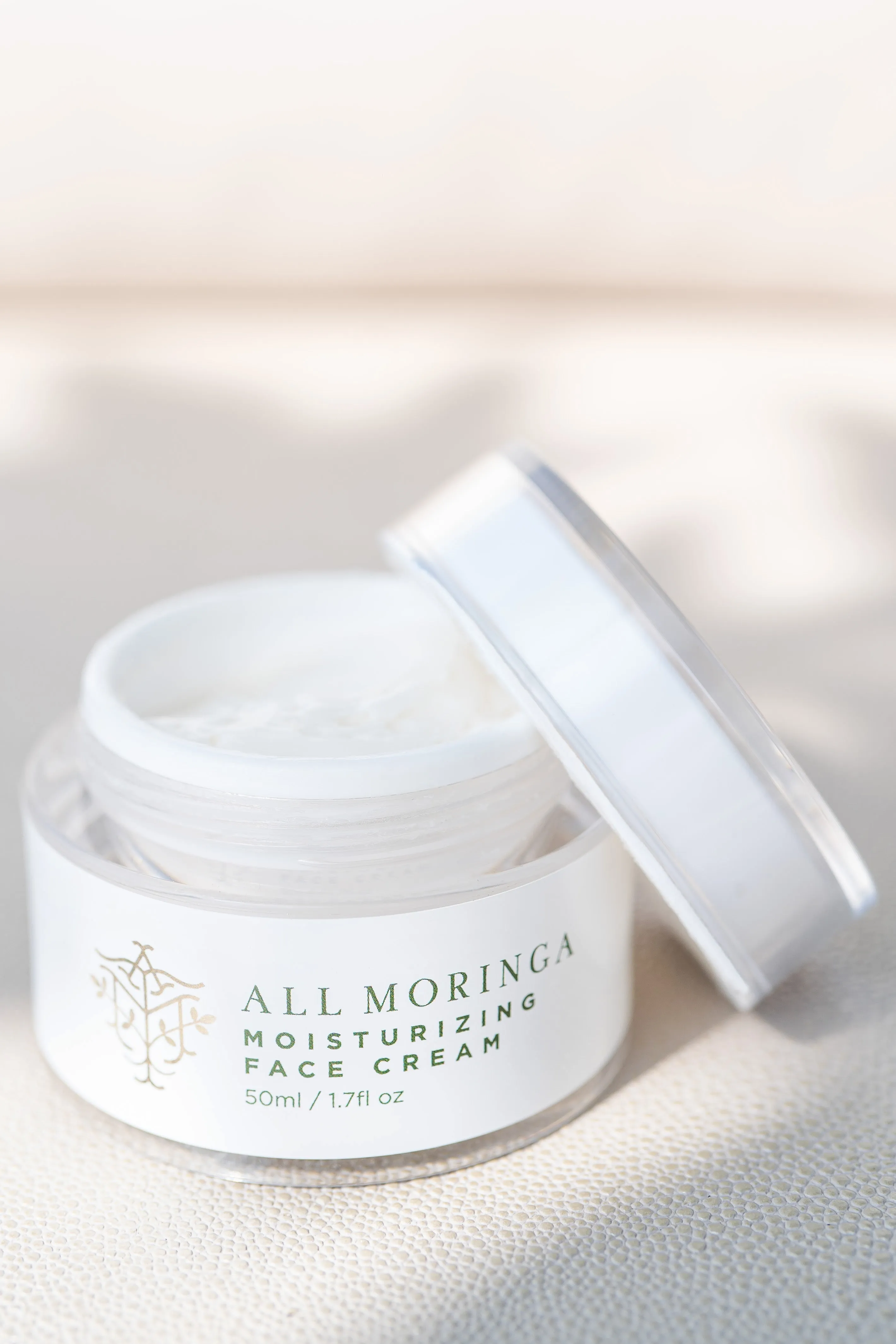 All Natural Moringa Hydrate and Nourish Face Cream for Sensitive Skin