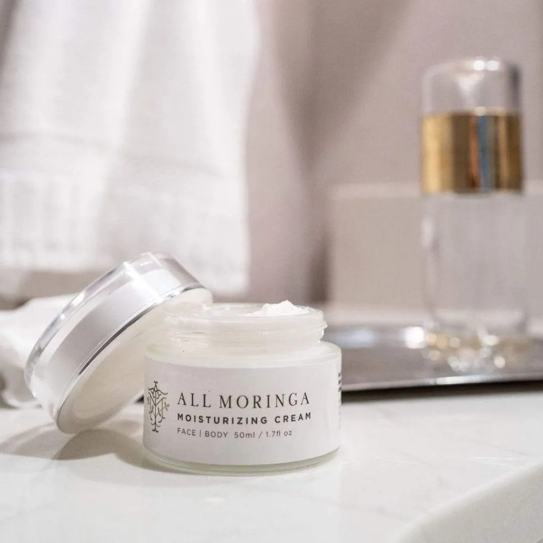 All Natural Moringa Hydrate and Nourish Face Cream for Sensitive Skin