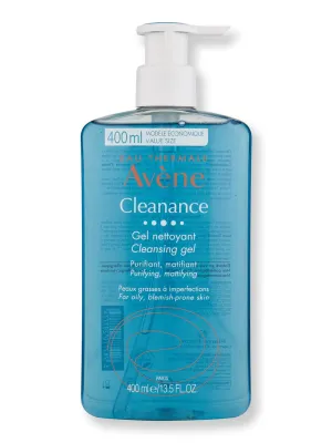 Avene Cleanance Cleansing Gel 13.5 fl oz 400 ml