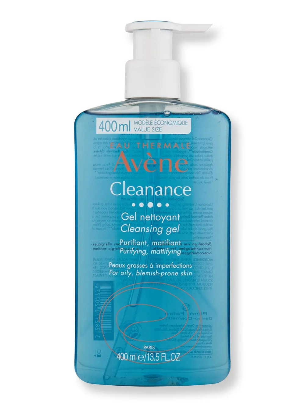 Avene Cleanance Cleansing Gel 13.5 fl oz 400 ml