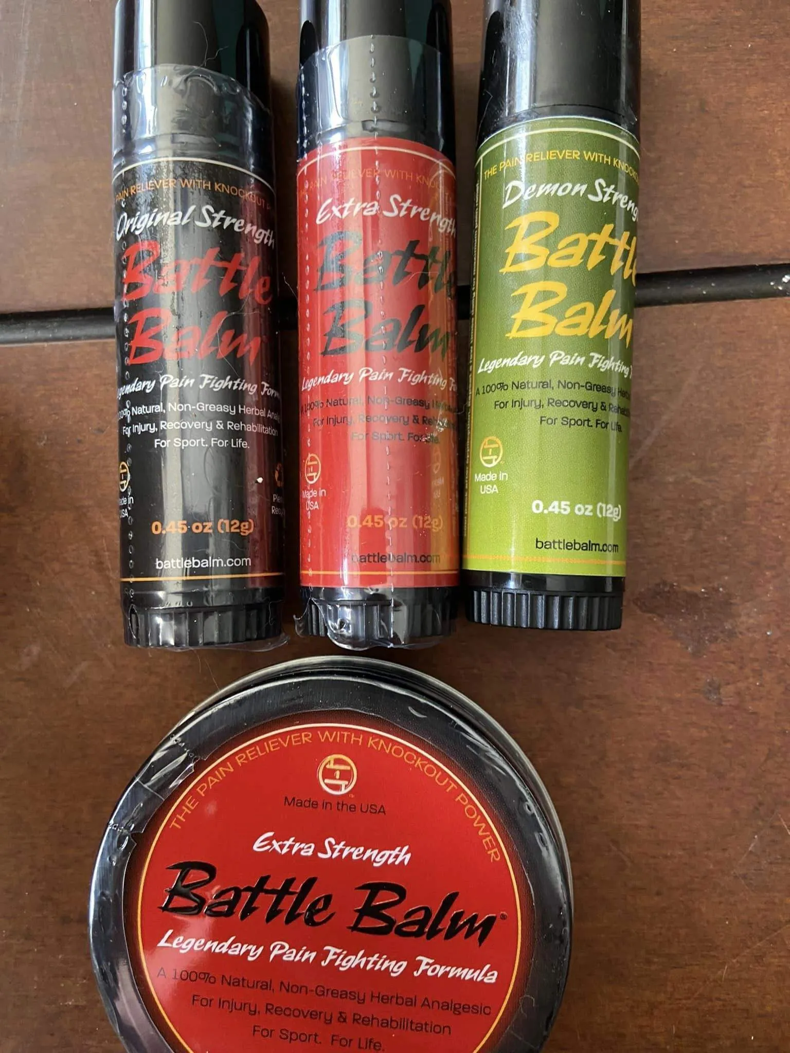 Battle Balm® Stick - Extra Strength All Natural & Organic Pain Relief