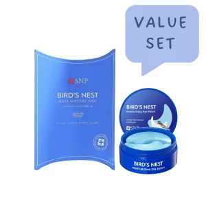 Bird's Nest Aqua Ampoule Mask and Eye Patch Value Bundle [Online Exclusive]