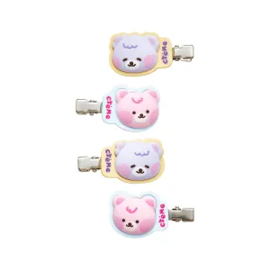 Boba Bears Beary Cute Hair Clips - (Set of 4)