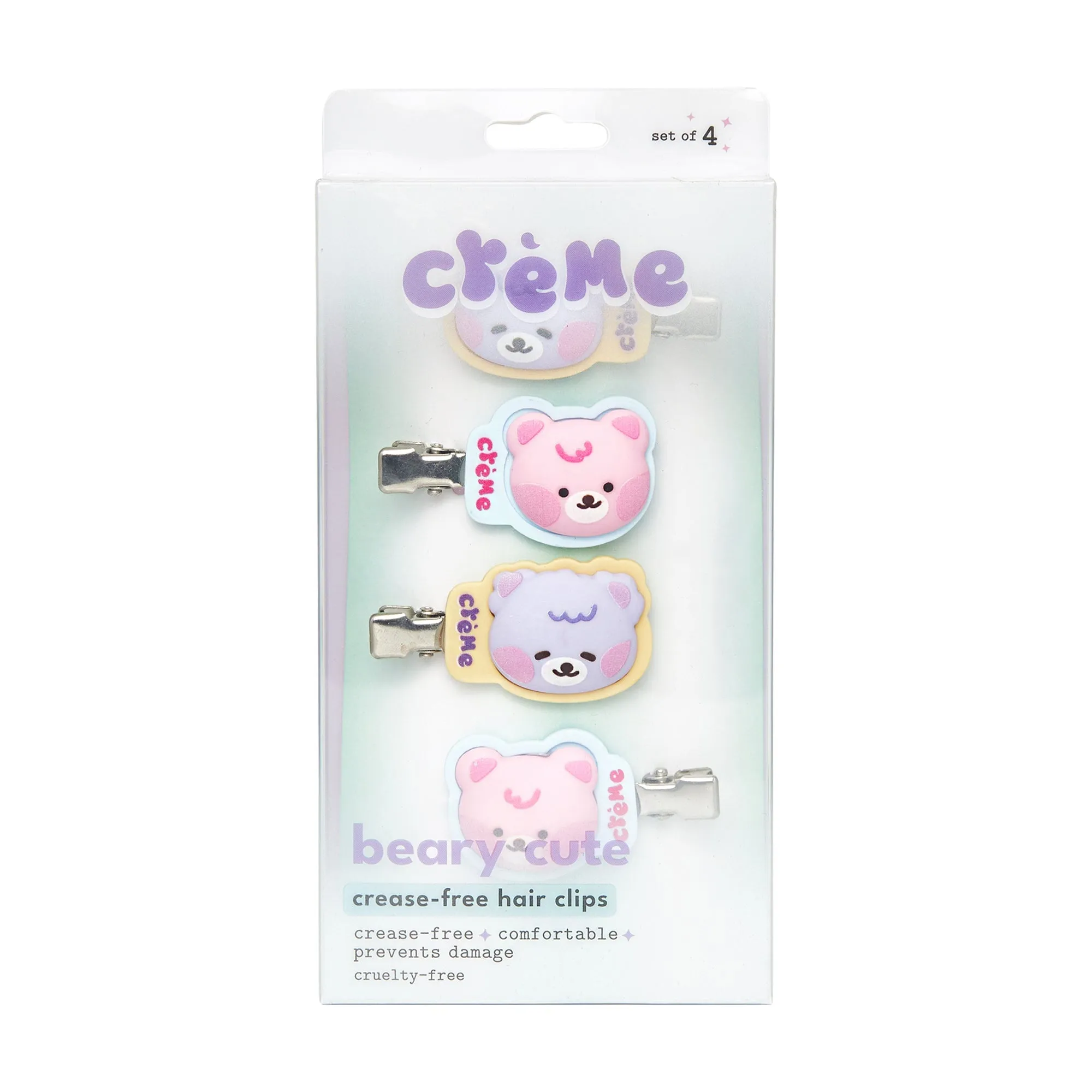 Boba Bears Beary Cute Hair Clips - (Set of 4)