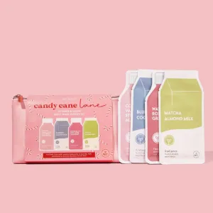 Candy Cane Lane  Hydrate and Glow Sheet mask Winter Set