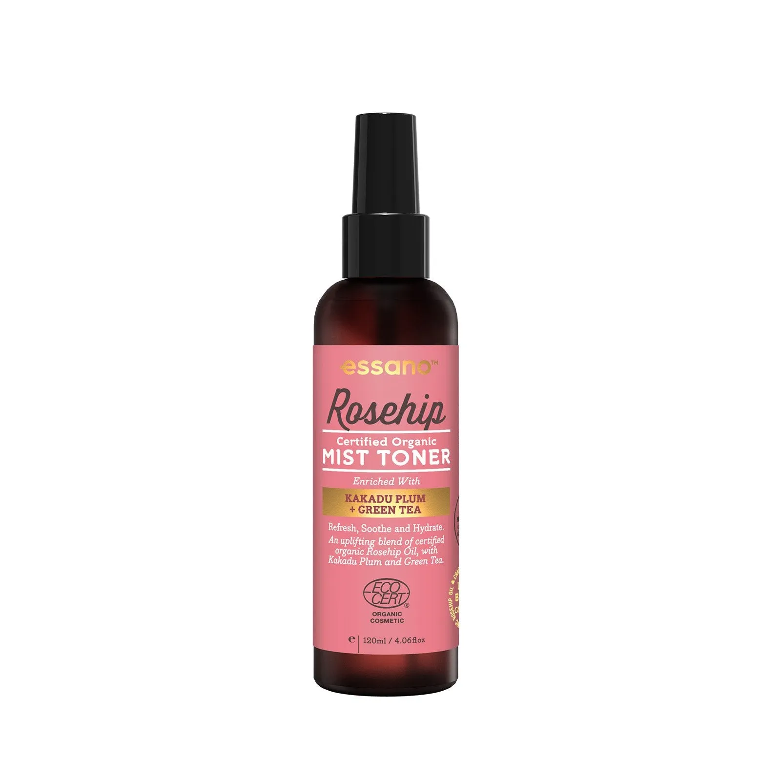 Certified Organic Rosehip Mist Toner 120ml