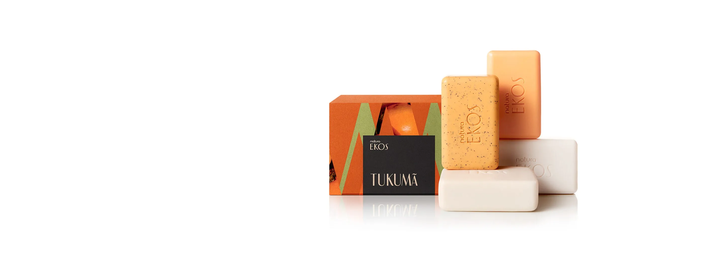 Ekos Tukumã Creamy and Exfoliating Bar Soap Set