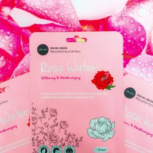 Essence Facial Sheet Mask Moisturizing Skin Care - Rose Water (24 units)