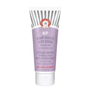 First Aid Beauty KP Bump Eraser Body Scrub Exfoliant for Keratosis Pilaris with 10% AHA 2 oz.