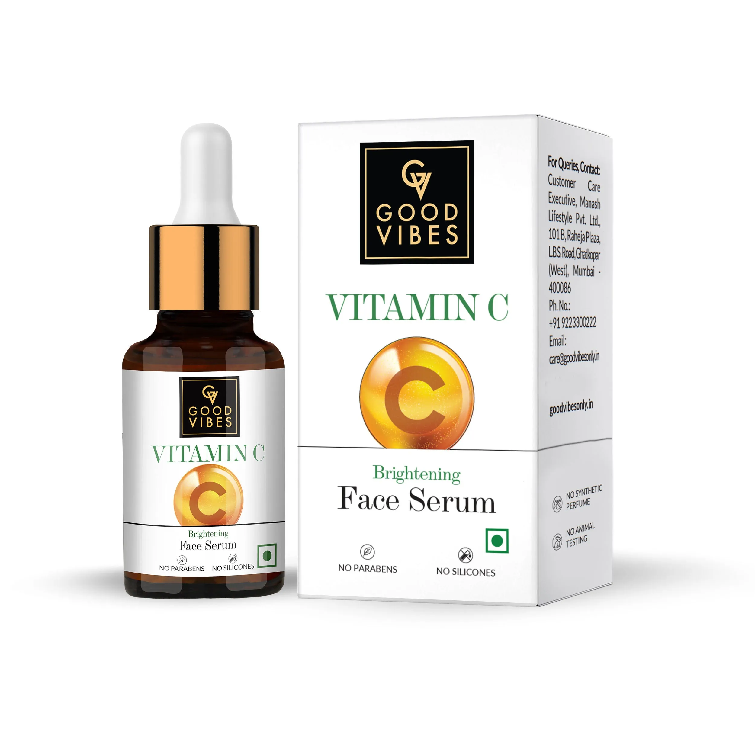 Good Vibes Vitamin C Brightening Face Serum (10 ml)