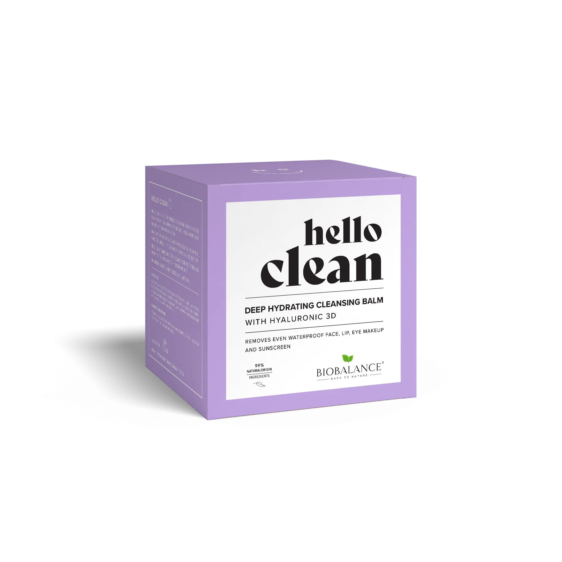 Hello Clean Deep Hydrating Cleansing Balm With Hyaluronic Acid 3D - For All Skin Types