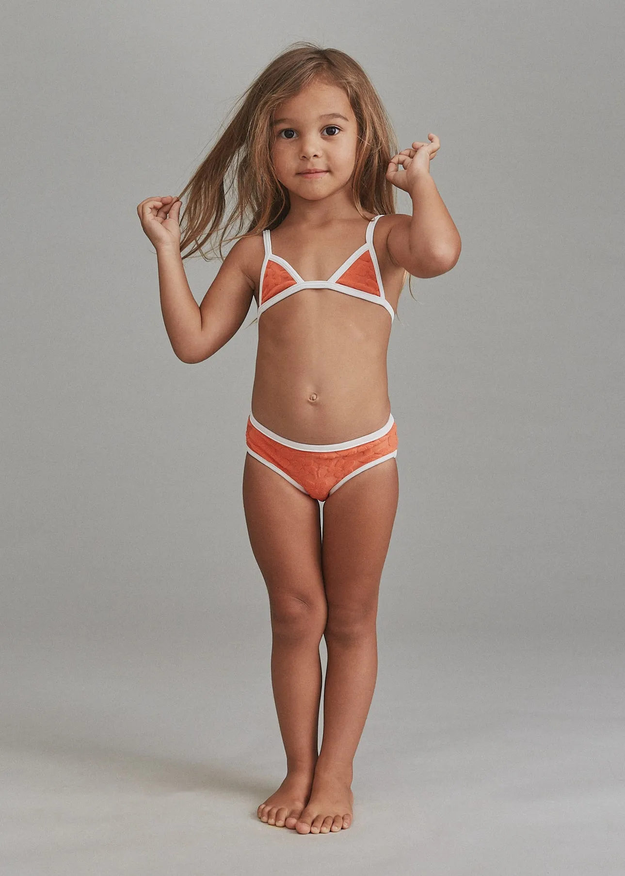 KIDS BAJA TOP   MAKAI PIPED BOTTOM SET - RESORT 2024