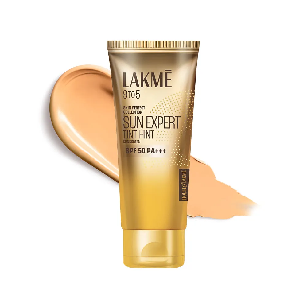 Lakmē Sun Expert Tinted Sunscreen SPF 50 PA     | Broad spectrum  UVA/B protection | Blue light protection | No White Cast | for all dry, oily, normal skin| Matte Finish | 50ml