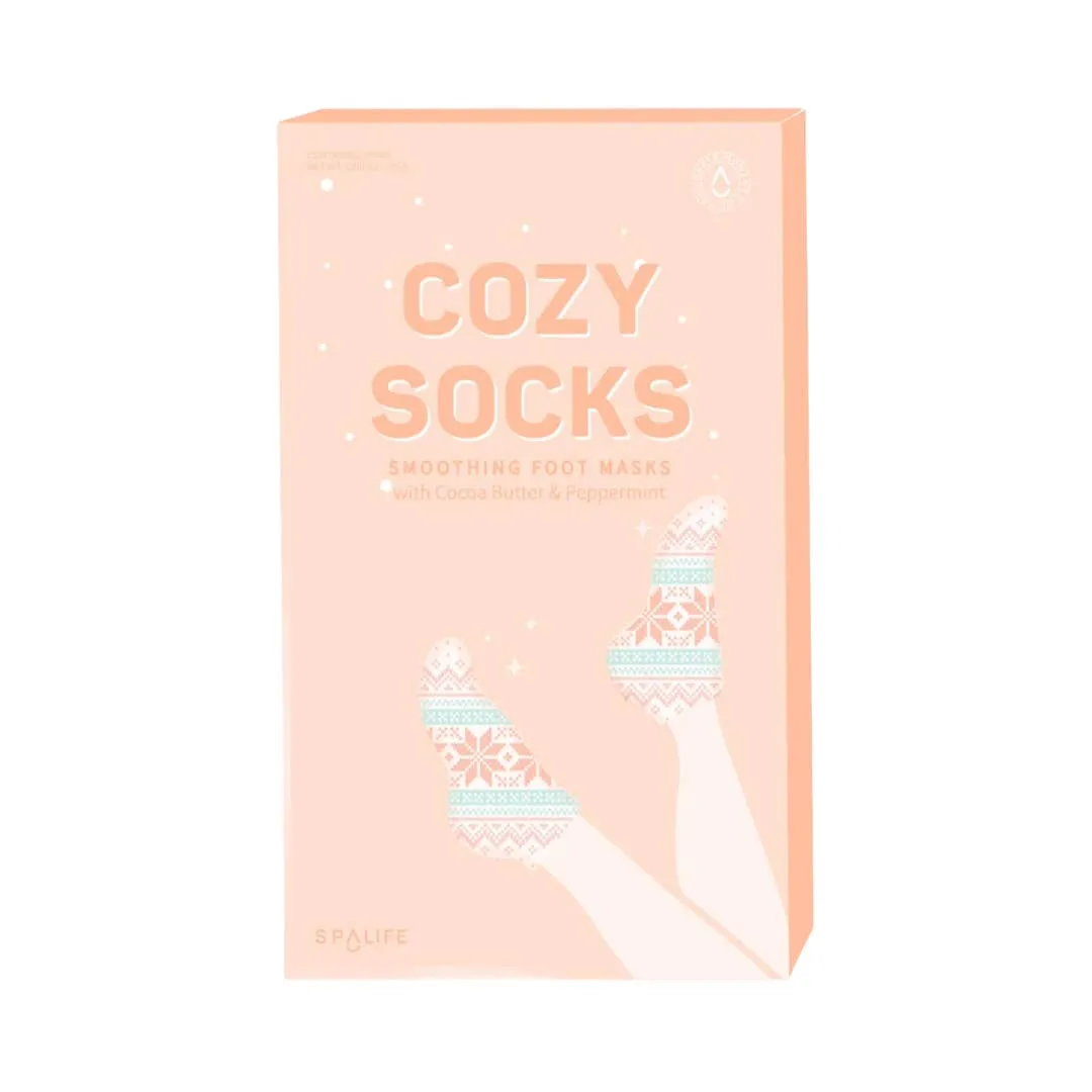 My Spa Life - Cozy Socks Smoothing Foot Mask - 1 Pair: Single