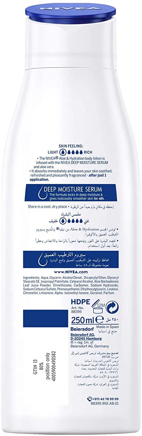 Nivea Aloe and Hydration Body Lotion