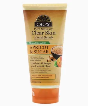 Okay  Pure Naturals Clear Skin Apricot And Sugar Facial Scrub