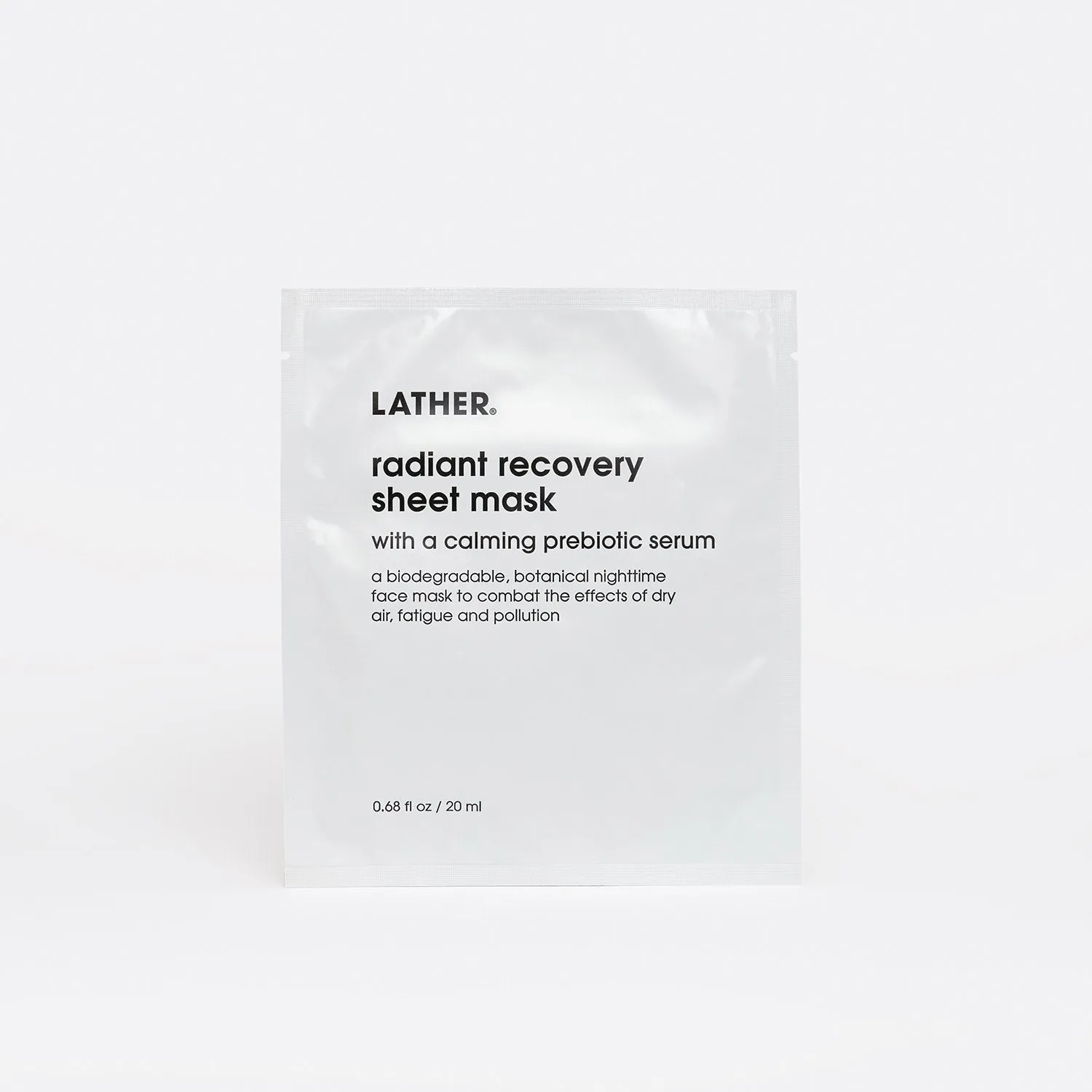 Radiant Recovery Sheet Mask - Single Mask