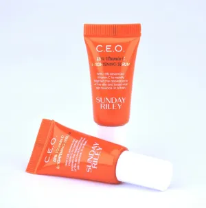 Sunday Riley C.E.O. 15% Vitamin C Brightening Serum CEO .17oz. / 5ml